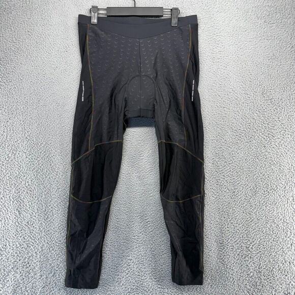 Santic Cycling Pants Women's 2XL Black Colorful Padded Compression Training - Picture 1 of 10